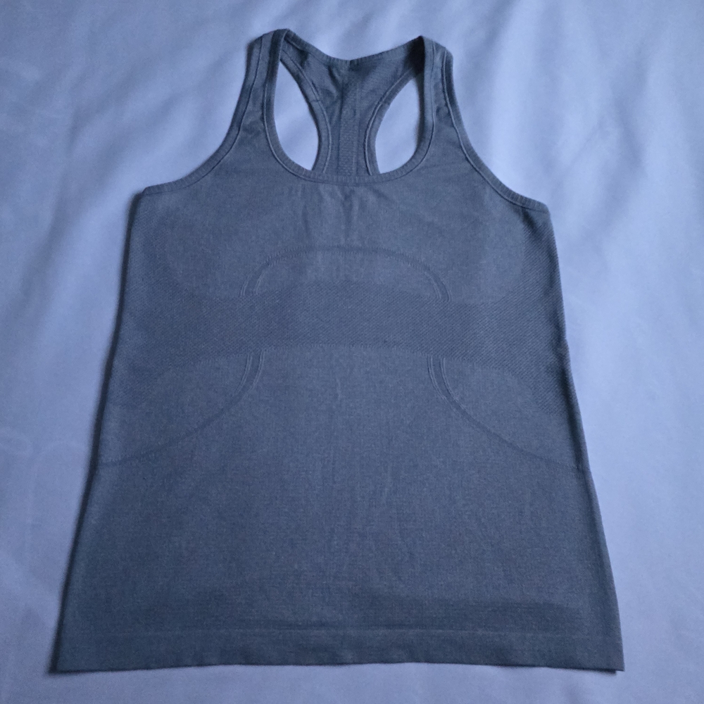 lululemon athletica Swifty Tech Racerback Tank Top. Lighter Gray Than Pictured